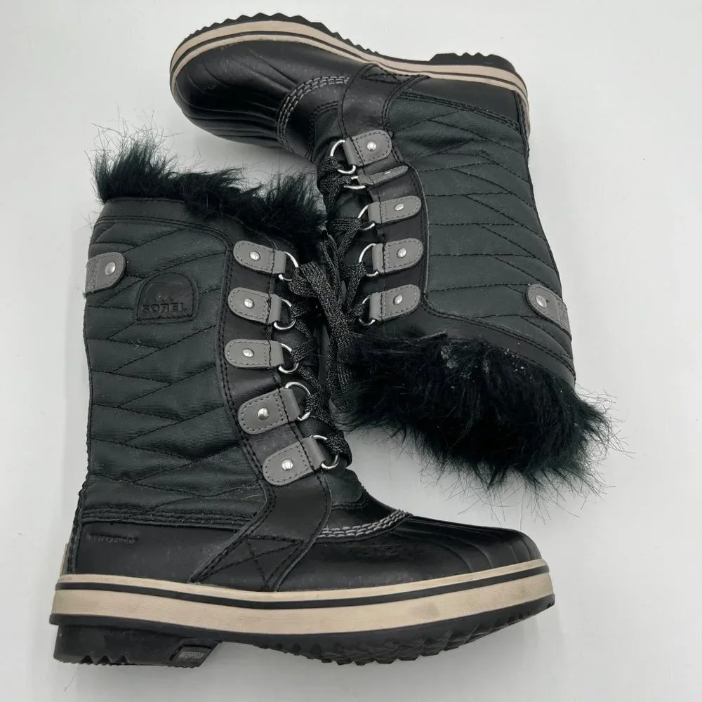 SOREL Kids Tofino II (Little Kid/Big Kid) Girls size 2 faux fur